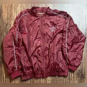 Vintage Vesi Sportswear Alabama Crimson Tide Windbreaker Rain Jacket Large